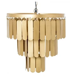 Exclusivas Lampa wisząca TECHO 45 cm złota
