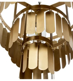 Exclusivas Lampa wisząca TECHO 45 cm złota