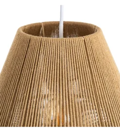 Zona-Design Lampa wisząca TEJA 25 cm lina papierowa naturalny