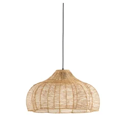 L&L Lampa wisząca TONODA 60 cm juta naturalna