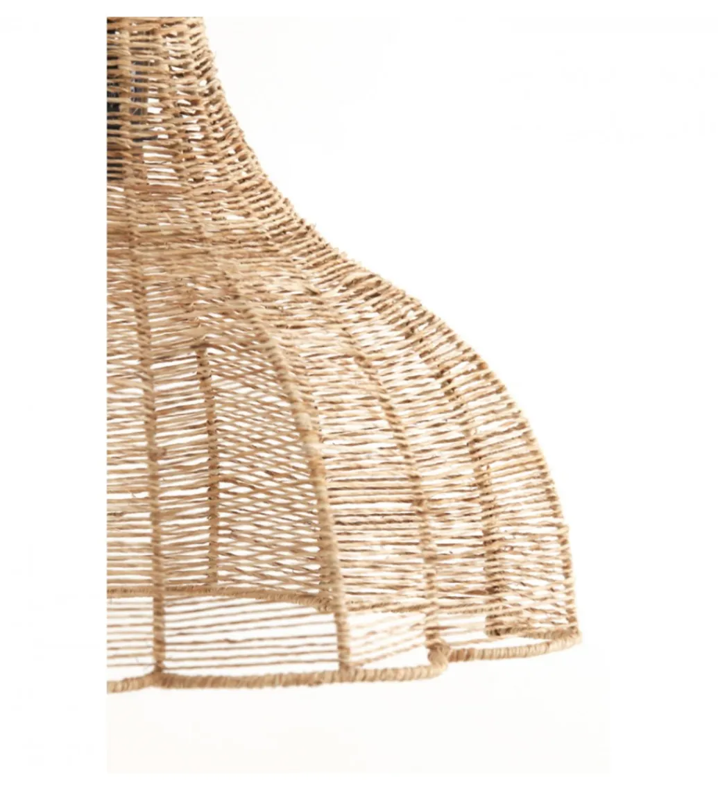 L&L Lampa wisząca TONODA 60 cm juta naturalna