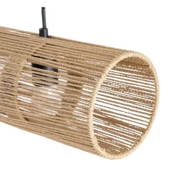 Zona-Design Lampa wisząca VAISE 60 cm kremowa