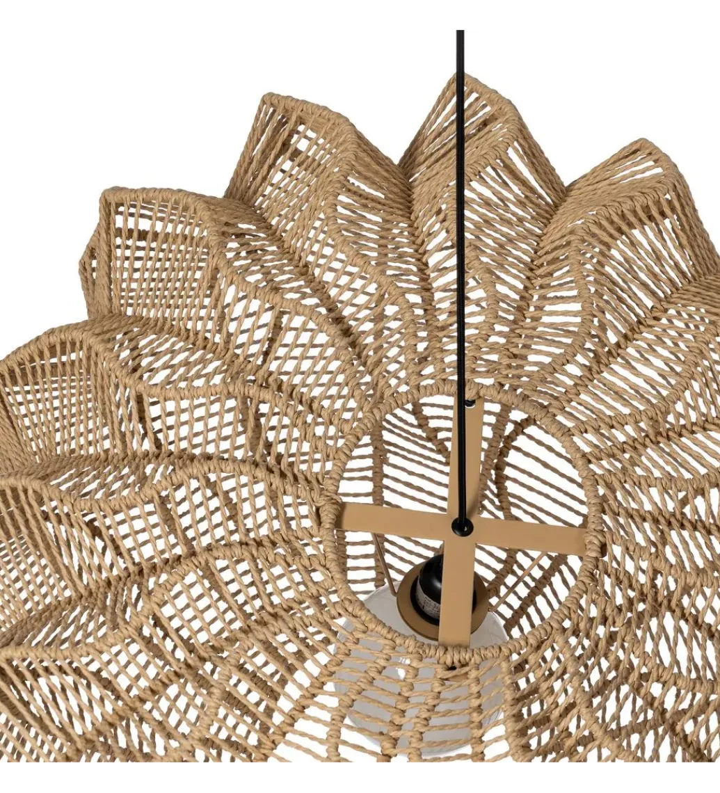 Zona-Design Lampa wisząca WAYRI 89 cm naturalna