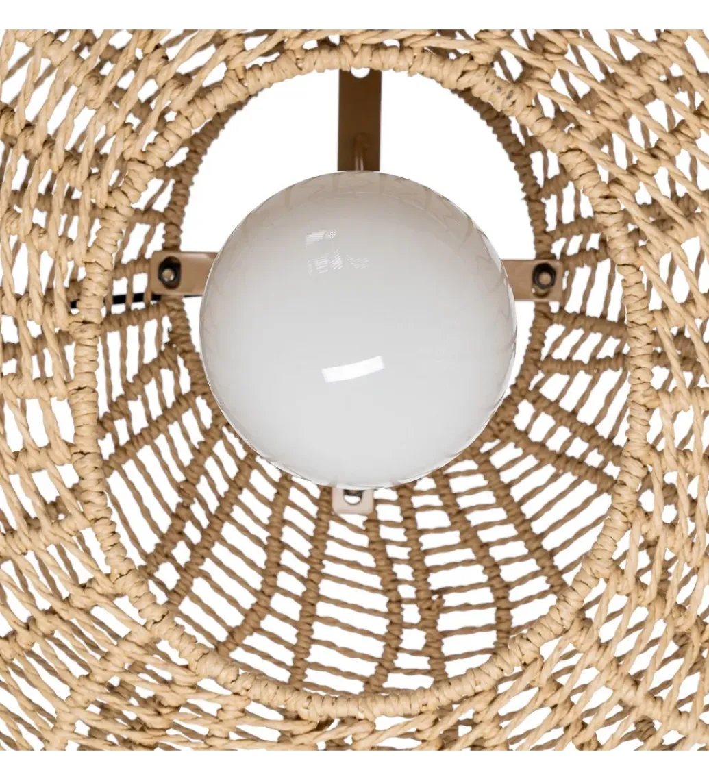 Zona-Design Lampa wisząca WAYRI 89 cm naturalna