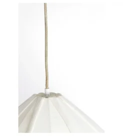 L&L Lampa wisząca ZUBEDA 49 cm kremowa