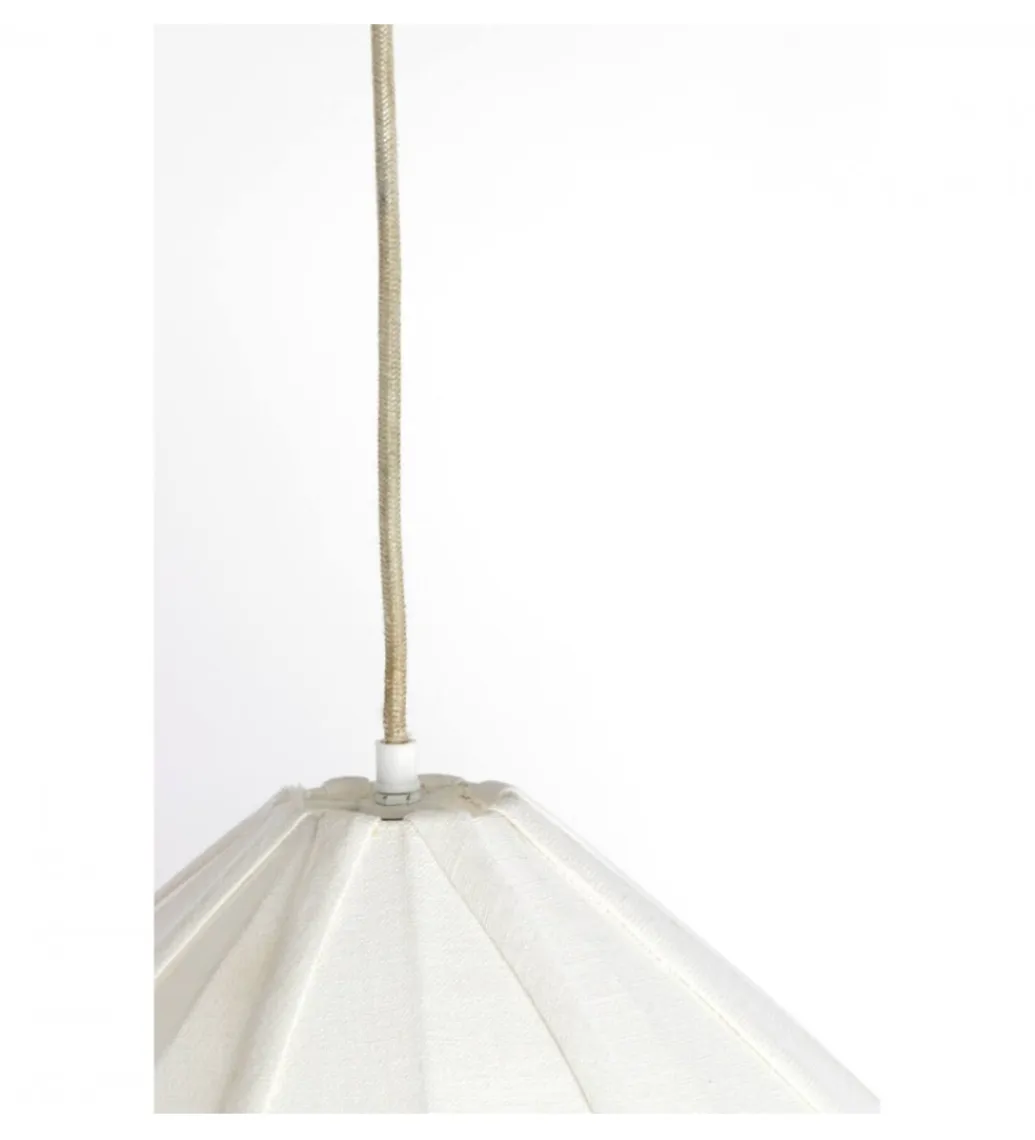 L&L Lampa wisząca ZUBEDA 49 cm kremowa