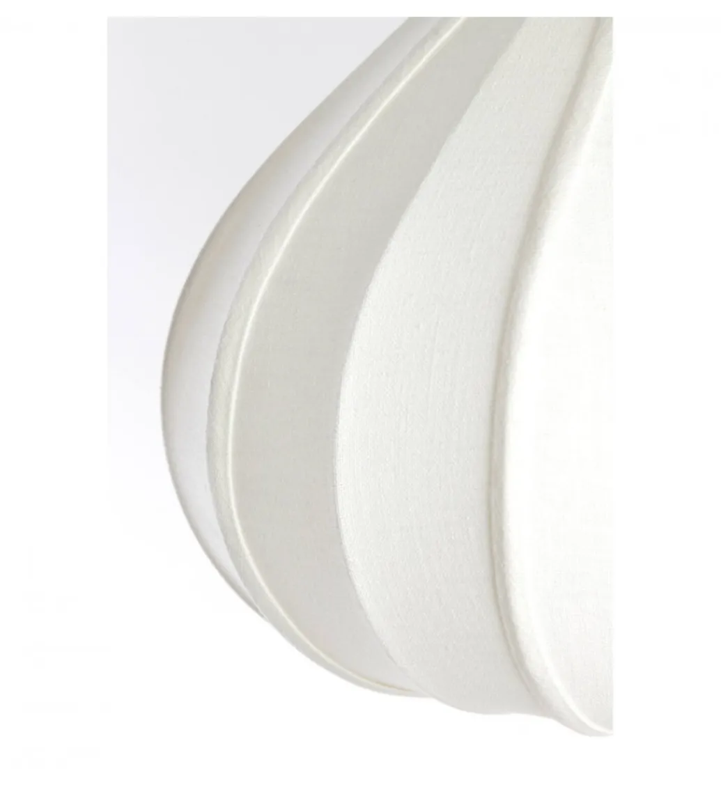 L&L Lampa wisząca ZUBEDA 49 cm kremowa