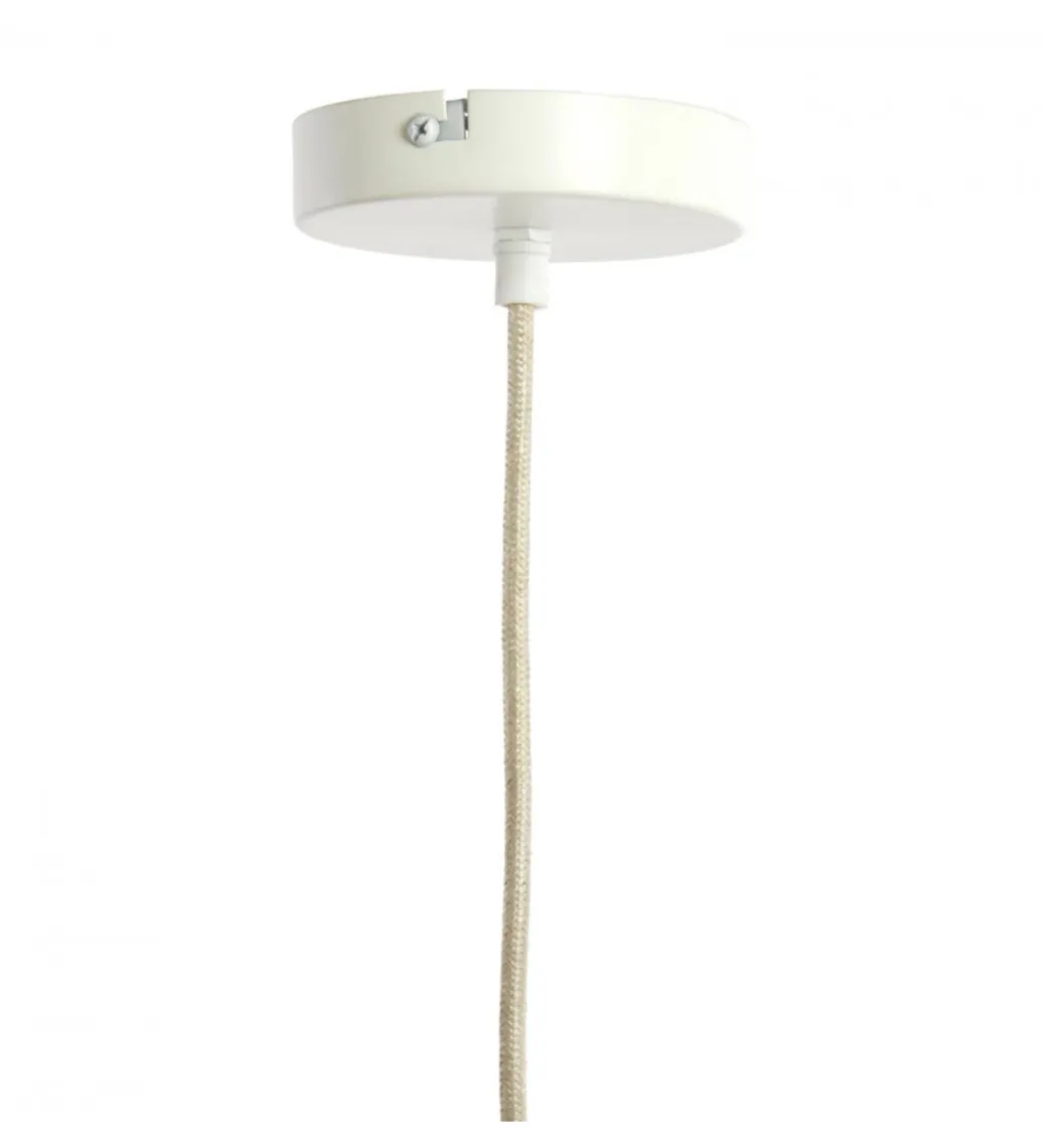 L&L Lampa wisząca ZUBEDA 38 cm kremowa