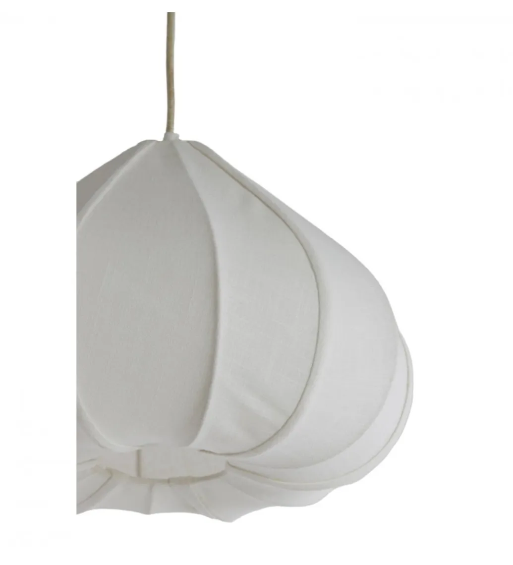 L&L Lampa wisząca ZUBEDA 38 cm kremowa