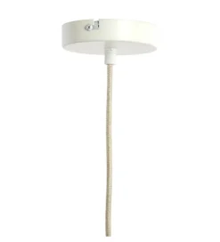 L&L Lampa wisząca ZUBEDA 58 cm kremowa