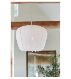 L&L Lampa wisząca ZUBEDO 60 cm kremowa