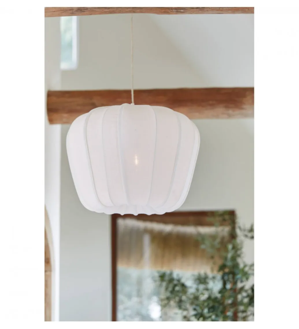 L&L Lampa wisząca ZUBEDO 60 cm kremowa