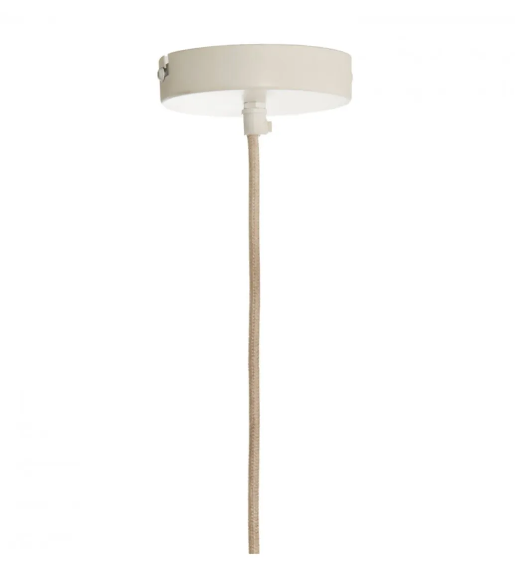 L&L Lampa wisząca ZUBEDO 60 cm kremowa