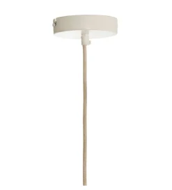 L&L Lampa wisząca ZUBEDO 49 cm kremowa