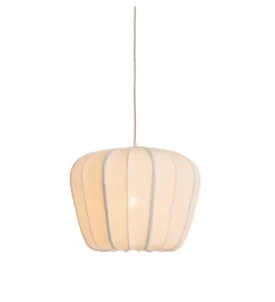 L&L Lampa wisząca ZUBEDO 49 cm kremowa