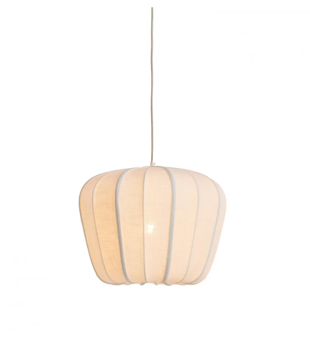 L&L Lampa wisząca ZUBEDO 49 cm kremowa