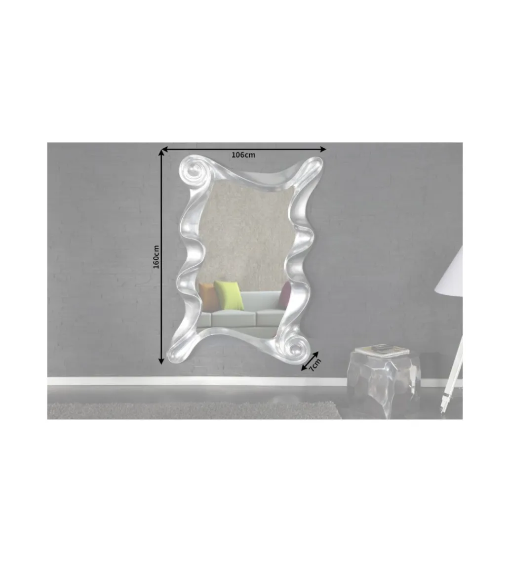 Invicta Interior - przedsprzedaż Lustro Alice 160 cm srebrne