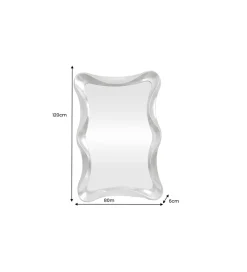 Invicta Interior Lustro ALICE 120 cm srebrny