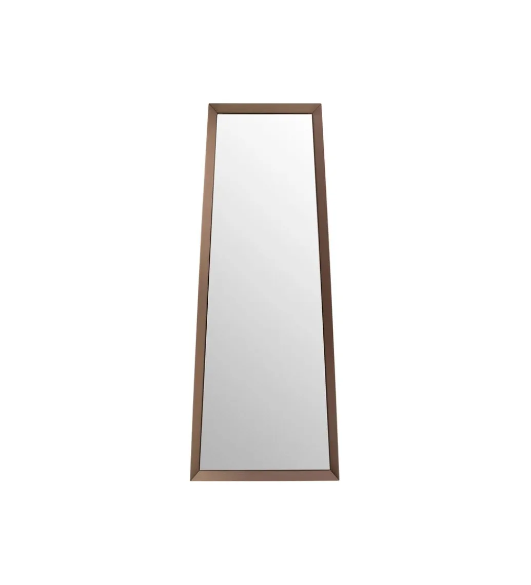KARE Lustro AREZZO trapez 65 x 160 cm kawowy
