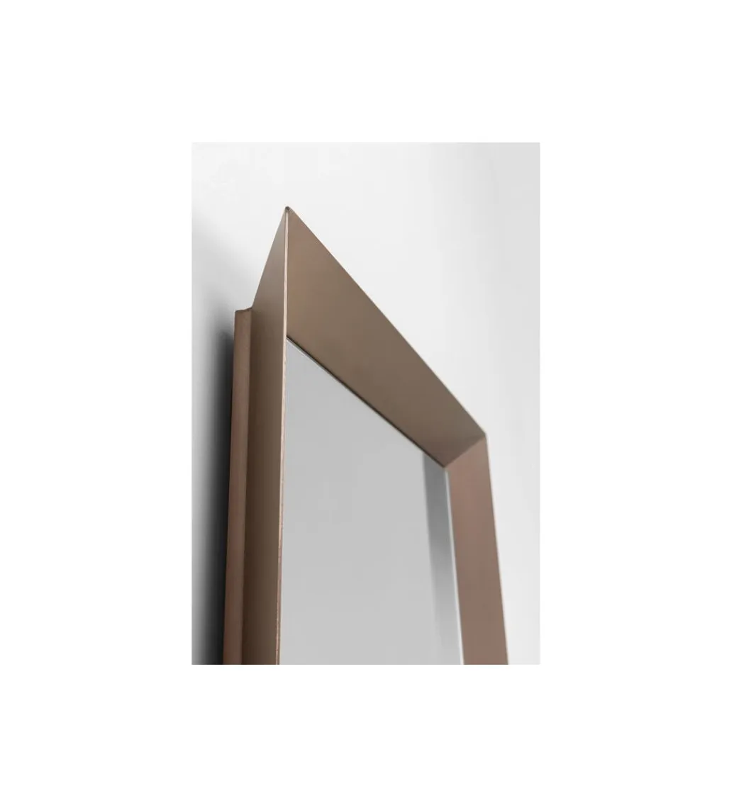 KARE Lustro AREZZO trapez 65 x 160 cm kawowy