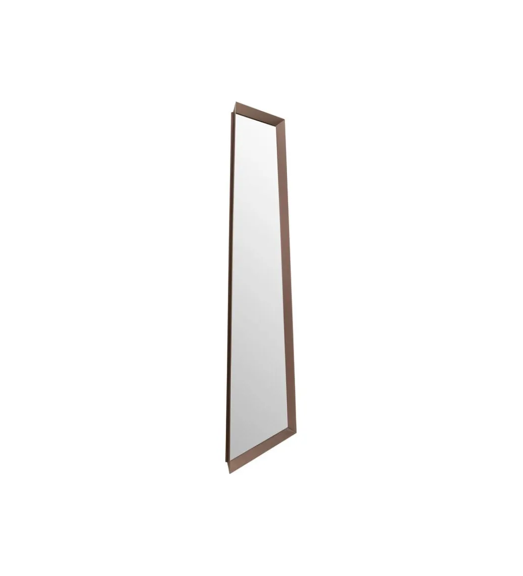 KARE Lustro AREZZO trapez 65 x 160 cm kawowy