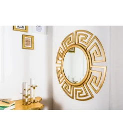 Invicta Interior Lustro ścienne Euphoria 85 cm złote