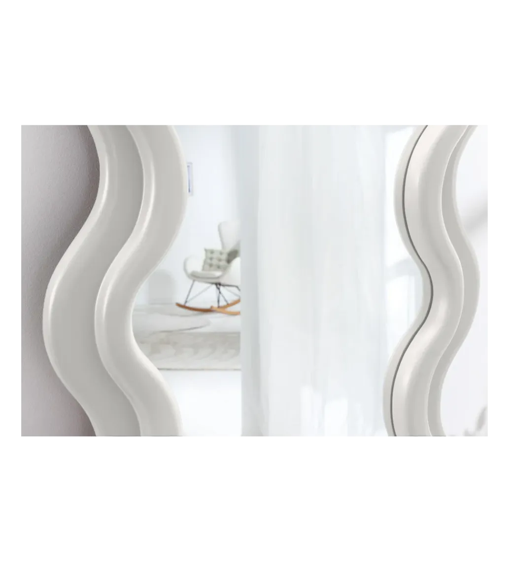 Invicta Interior Lustro ścienne FUENTE 160 cm białe