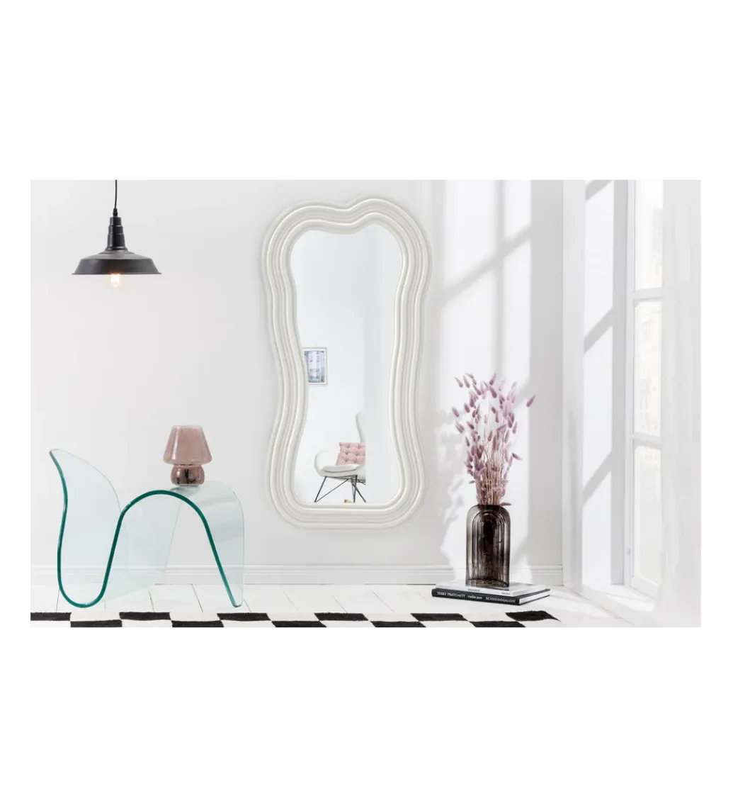 Invicta Interior Lustro ścienne FUENTE II RUBIO 100 cm białe