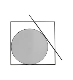 KARE Lustro ścienne MIRO 88 cm czarne