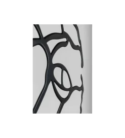 KARE Lustro ścienne Pieces 100 cm czarne