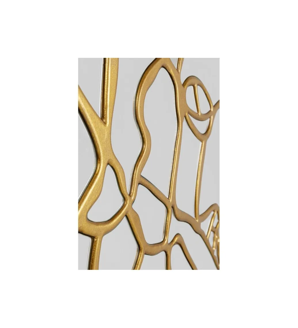 KARE Lustro ścienne Pieces 100 cm złote