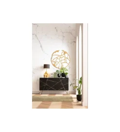 KARE Lustro ścienne Pieces 100 cm złote