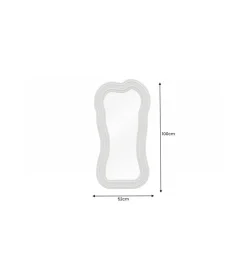 Invicta Interior Lustro ścienne RUBIO 100 cm greige