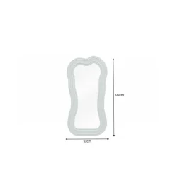 Invicta Interior Lustro ścienne RUBIO 100 cm zielone