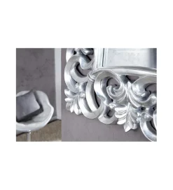 Invicta Interior Lustro ścienne Venice 75cm srebrne