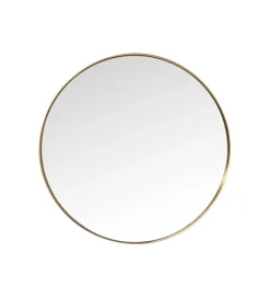 KARE Lustro CURVE 100 cm mosiądź