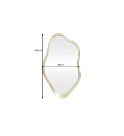 Invicta Interior - przedsprzedaż Lustro EMBER 100 cm złote