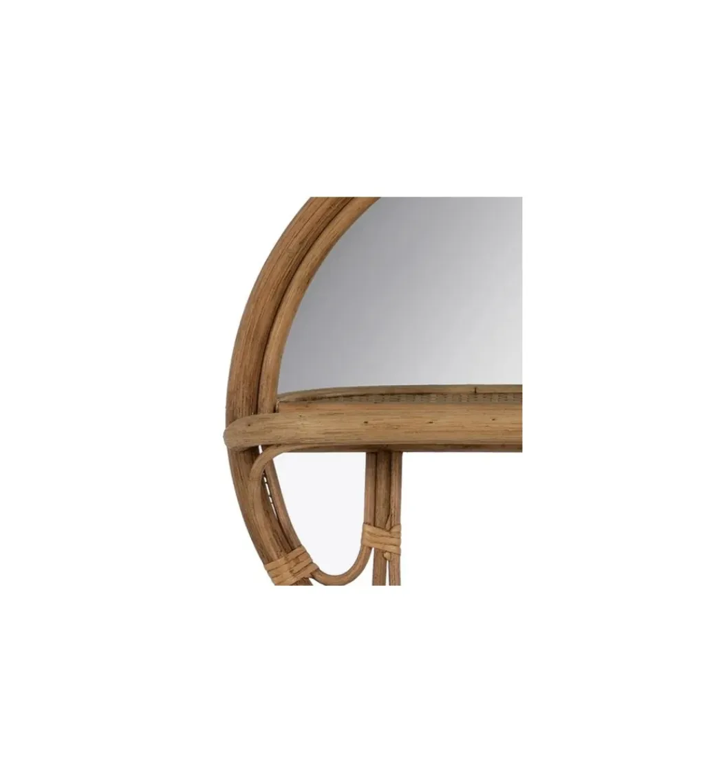 Zona-Design Lustro FEMKI 42 cm ratan naturalny
