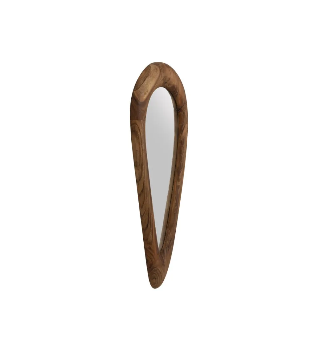 KARE Lustro JORGE 91 x 45 cm drewno akacja naturalne