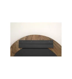KARE Lustro JORGE 91 x 45 cm drewno akacja naturalne
