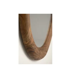 KARE Lustro JORGE 80 x 78 cm drewno akacja naturalne