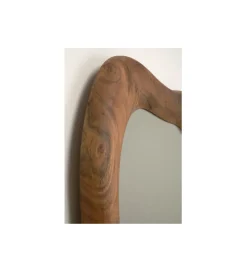 KARE Lustro JORGE 80 x 78 cm drewno akacja naturalne