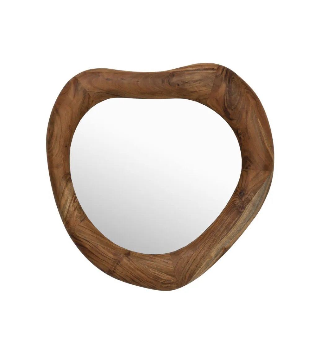 KARE Lustro JORGE 80 x 78 cm drewno akacja naturalne