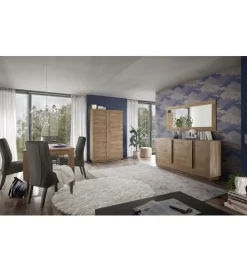 MCA Linia Włoska Lustro JUPITER 170 cm w kolorze dąb Mercure
