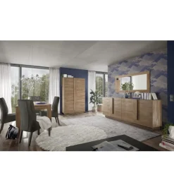 MCA Linia Włoska Lustro JUPITER 170 cm w kolorze dąb Mercure