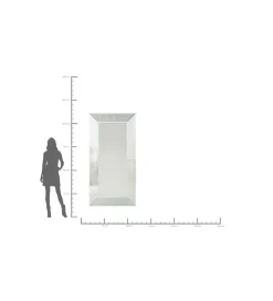 KARE Lustro Linea 200 cm srebrne