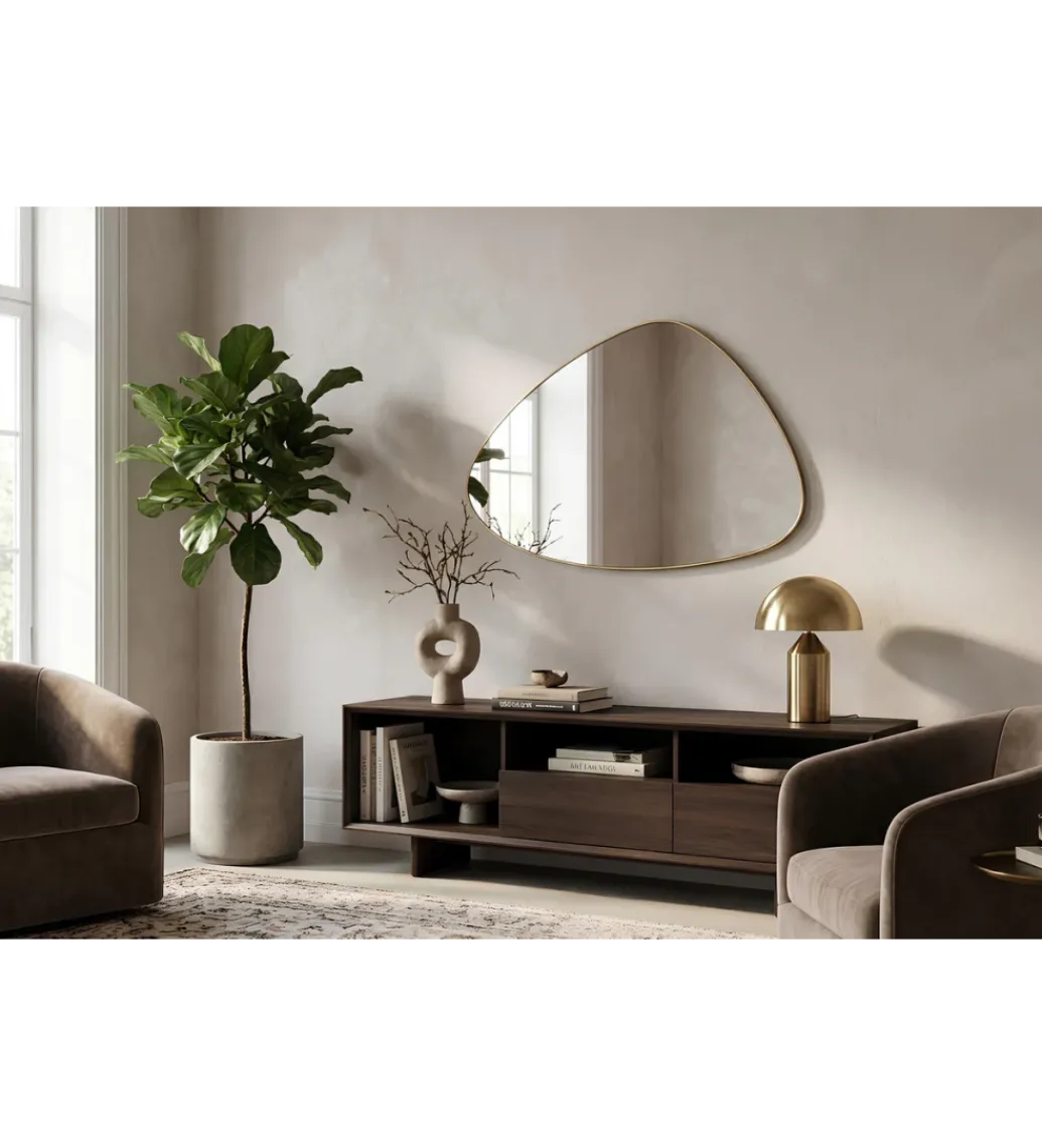 Invicta Interior Lustro NOEMI 85 cm złote