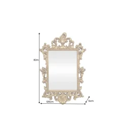 Invicta Interior - przedsprzedaż Lustro OPULENT 125 cm złote