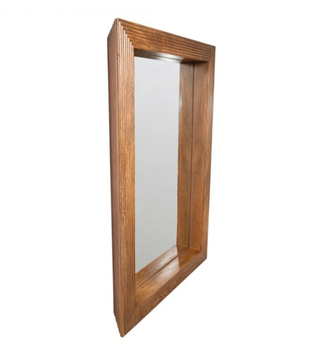 RW Lustro RECTAN 137 cm drewno mango