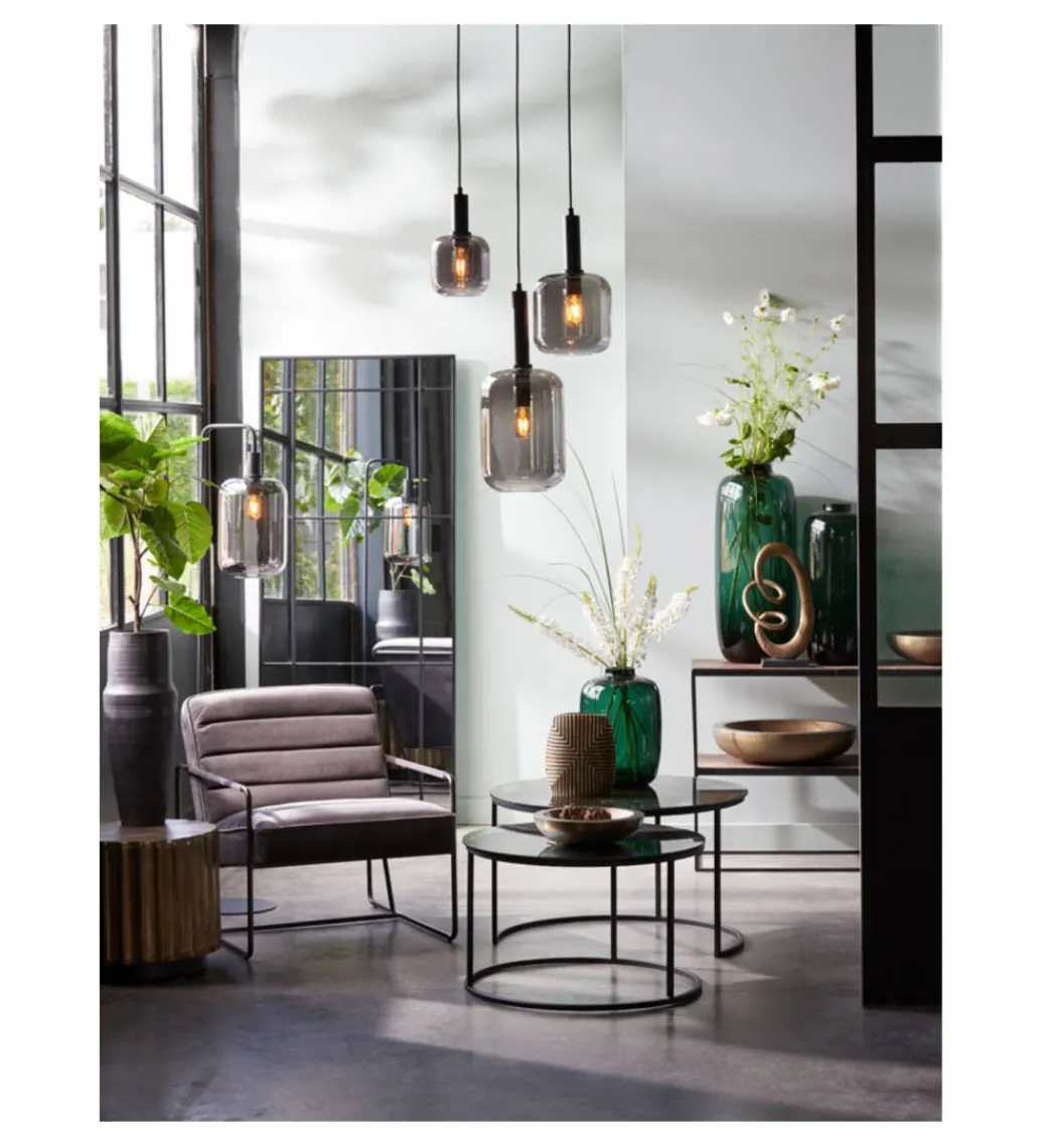 L&L Lustro RINCON 183 cm czarny mat